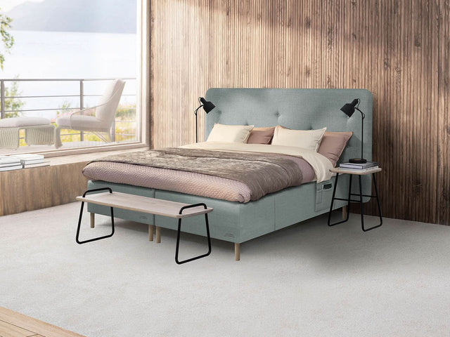 Jensen Supreme boxmadras dobbeltseng