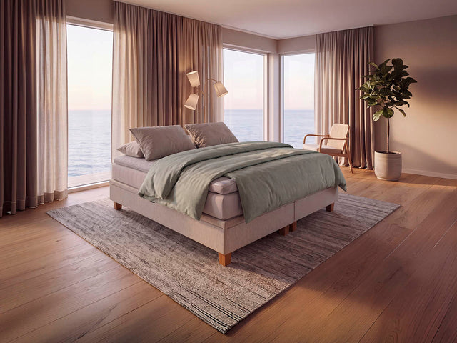 Nordic Design Lumi opbevaringsseng med Pocket madras & Top
