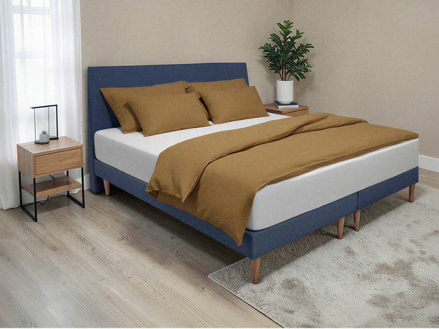 Sawana Springbox Night Blue & Comfort Memory madras