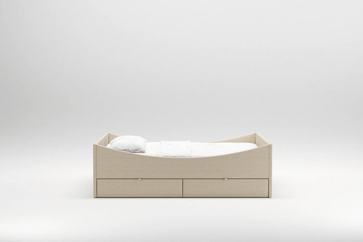 RYE Curved dobbeltseng med skuffer