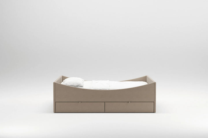 RYE Curved dobbeltseng med skuffer