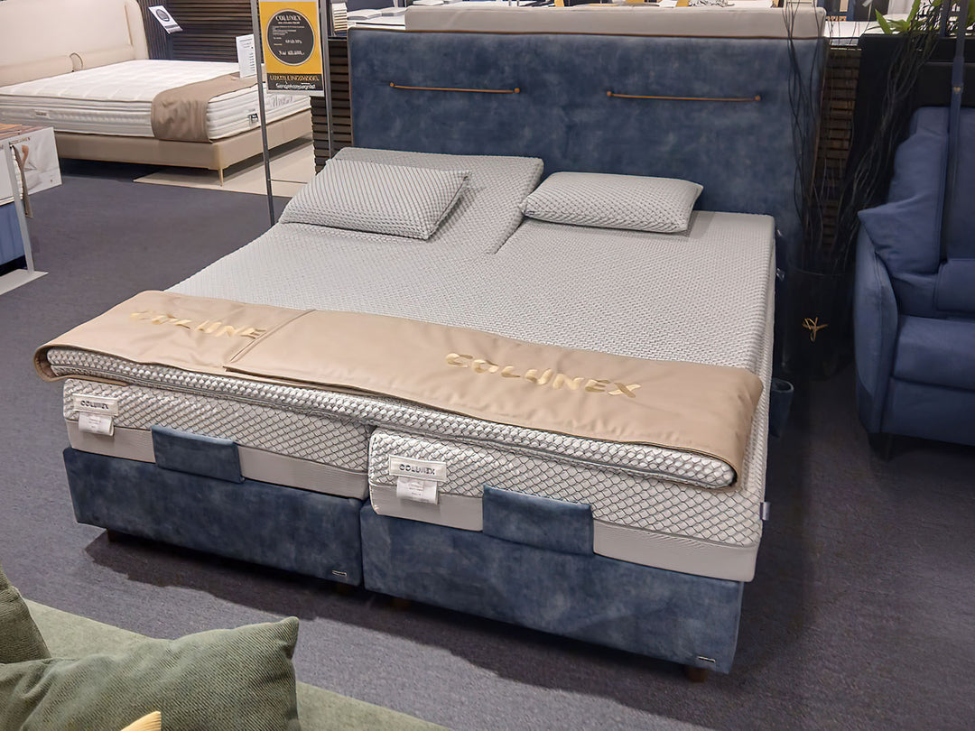 OUTLET Colunex Lust elevation med springmadras, topmadras og gavl 180x200
