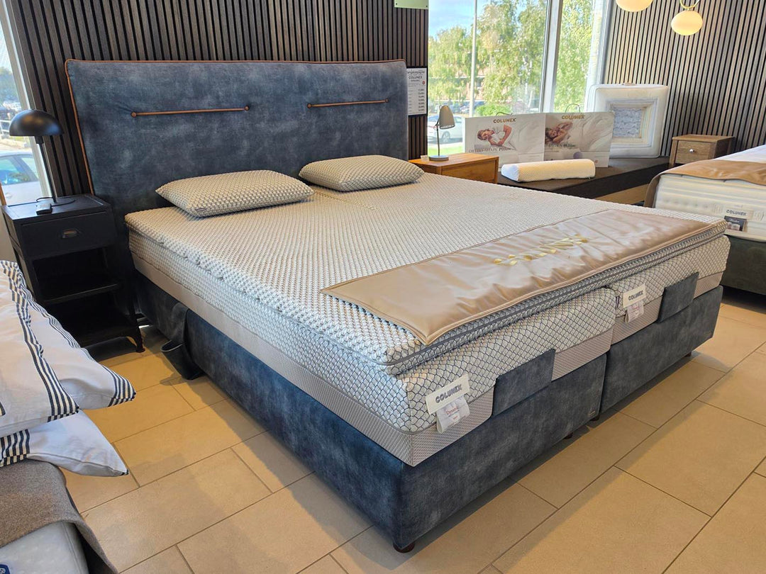 OUTLET Colunex Lust elevation 180x200 cm - komplet med madrasser, topmadras og gavl