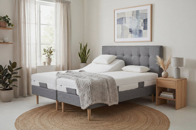 Højby Lux elevationsseng inkl. springmadras