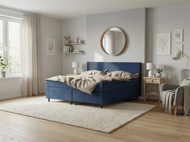 Højby klassisk kontinentalseng - Limited Edition Monaco Blue