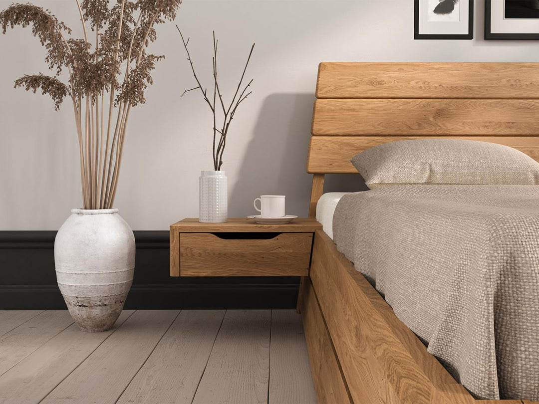 Nordic Design light eg pure halvandenmands seng