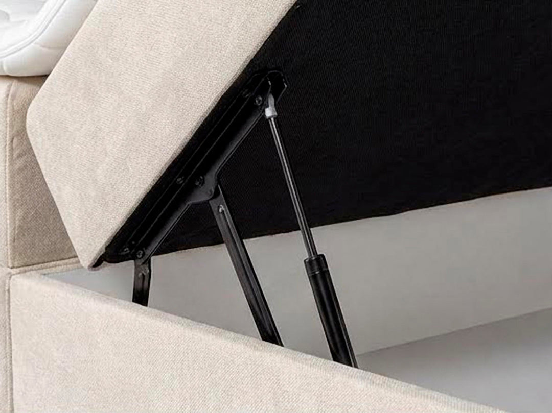 Nordic Design Lumi opbevaringsseng med Dunlopillo madrasser