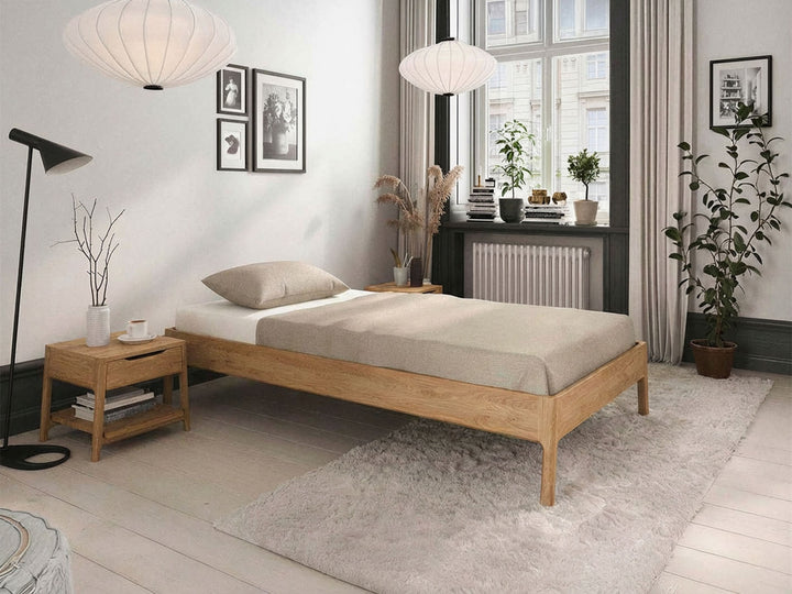 Nordic Design light Eg sengeramme 90x200 cm