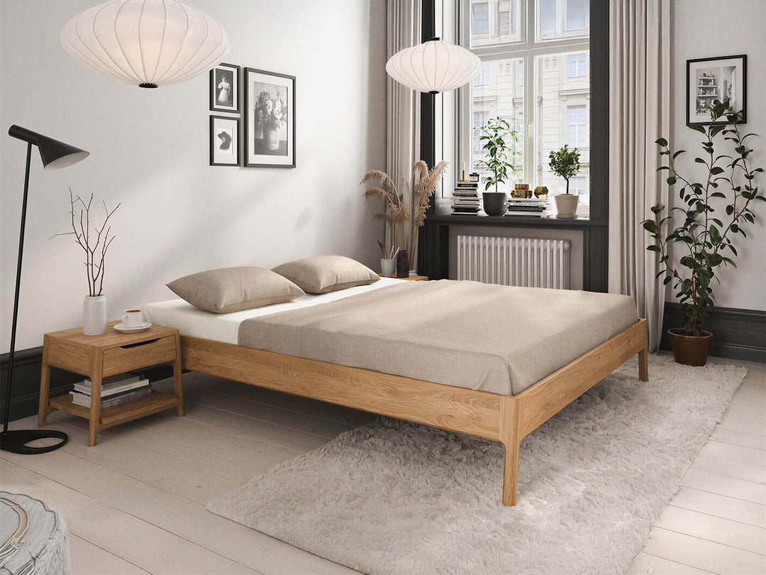 Nordic Design light Eg sengeramme 160x200 cm