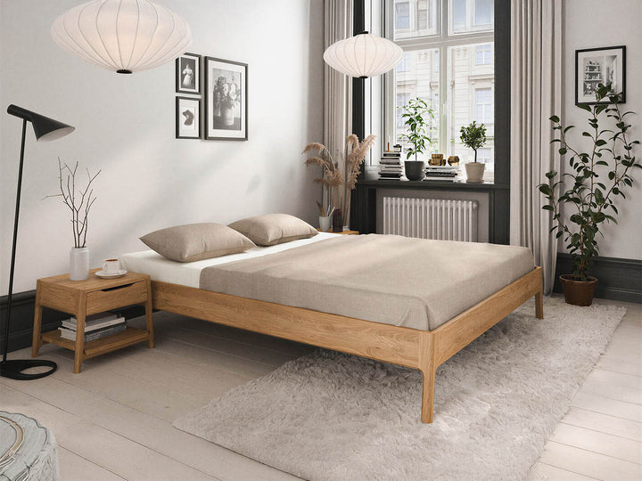 Nordic Design light Eg sengeramme 160x200 cm