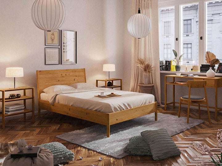 Nordic Design sengeramme inkl. massiv gavl 120x200 cm