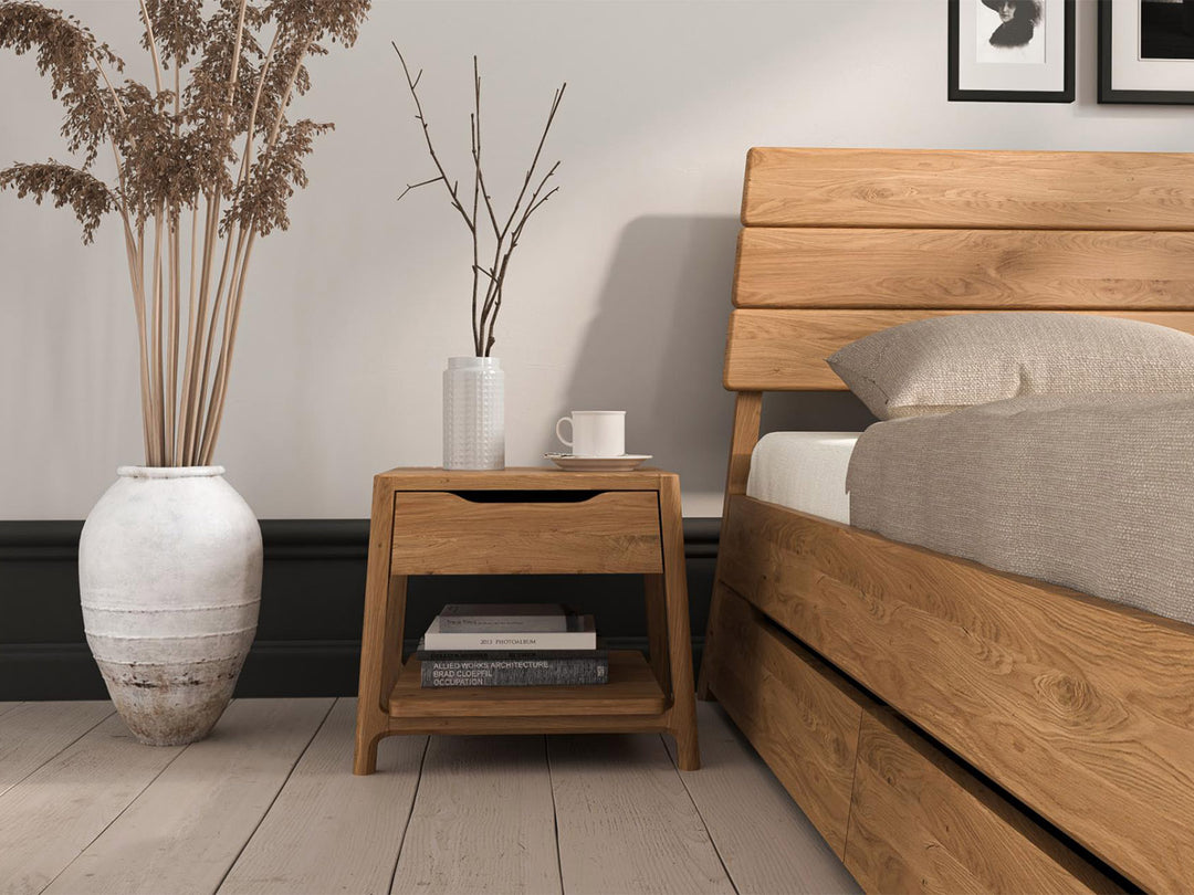 Nordic Design light eg pure halvandenmands seng