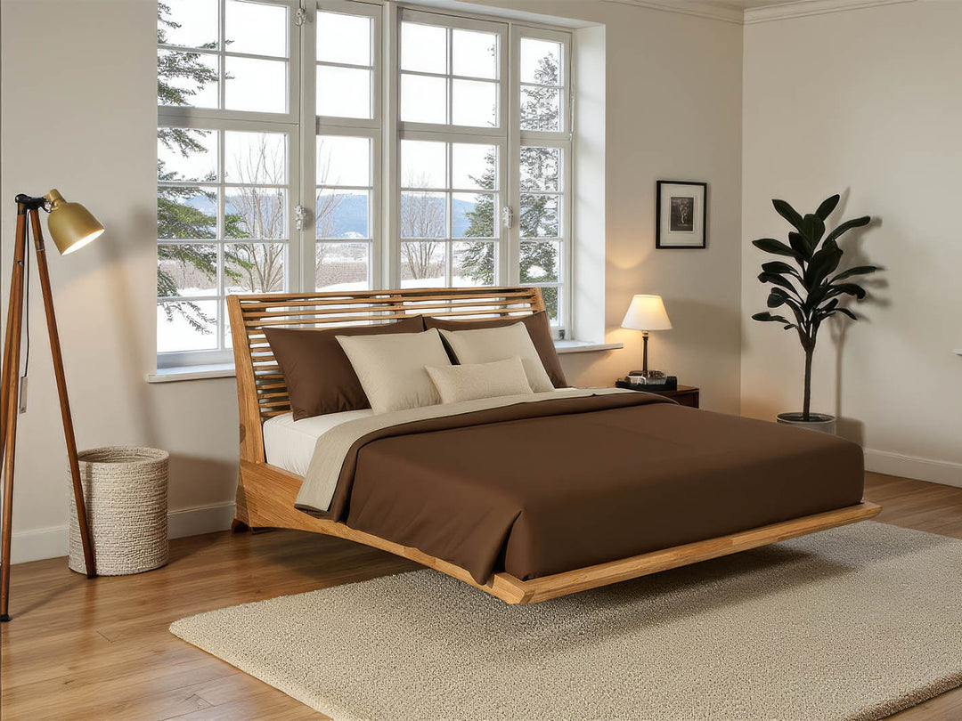 Nordic Design Flow med opbevaring og Dunlopillo madras