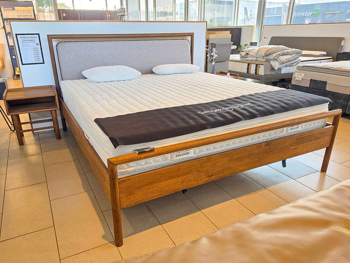 OUTLET Nordic Design Lira sengeramme røget eg 180x200 cm - komplet