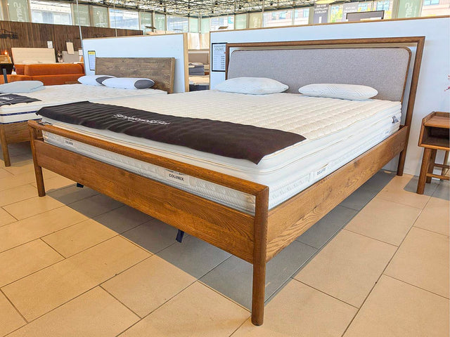 OUTLET Nordic design Lira sengeramme Røget Eg 180x200 cm - komplet