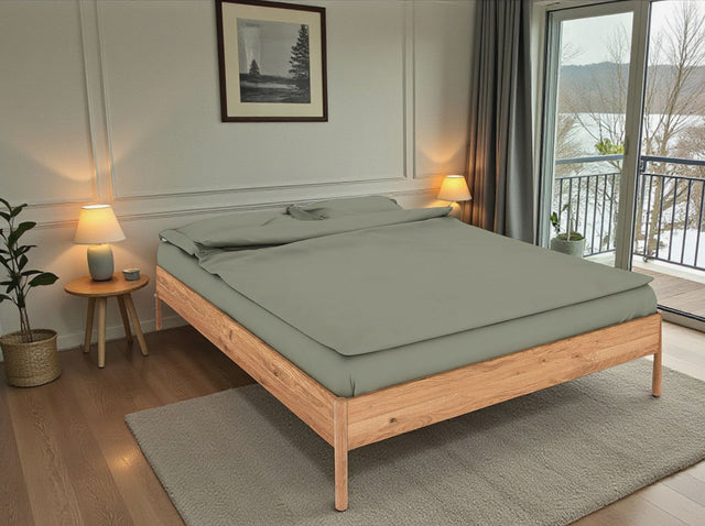 Nordic Design sengeramme - Rullelamel bund og Dunlopillo madras