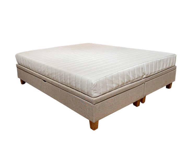 Nordic Design Lumi opbevaringsseng med Dunlopillo madrasser