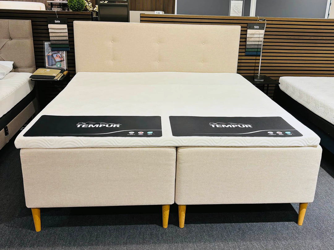 OUTLET Tempur Relaxation box 180x200 cm | Komplet med gavl, ben og topmadras