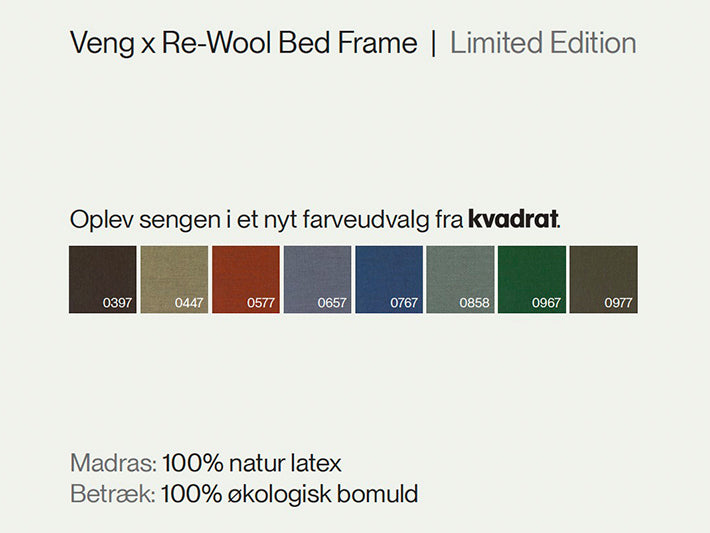 RYE Veng RE-WOOL sengeramme Ltd. Edition
