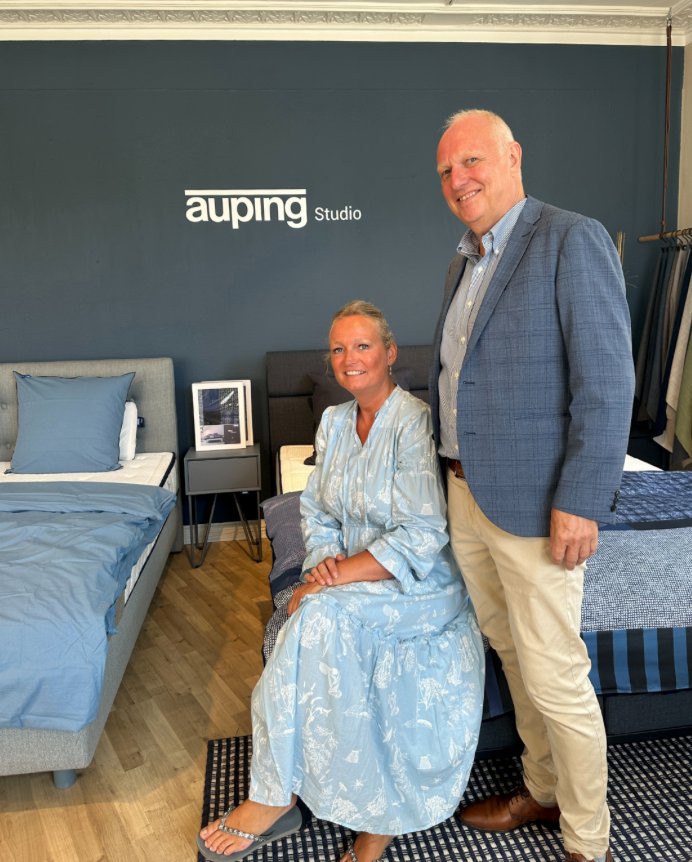 Flemming Christensen og Pia i Sengekompagniet